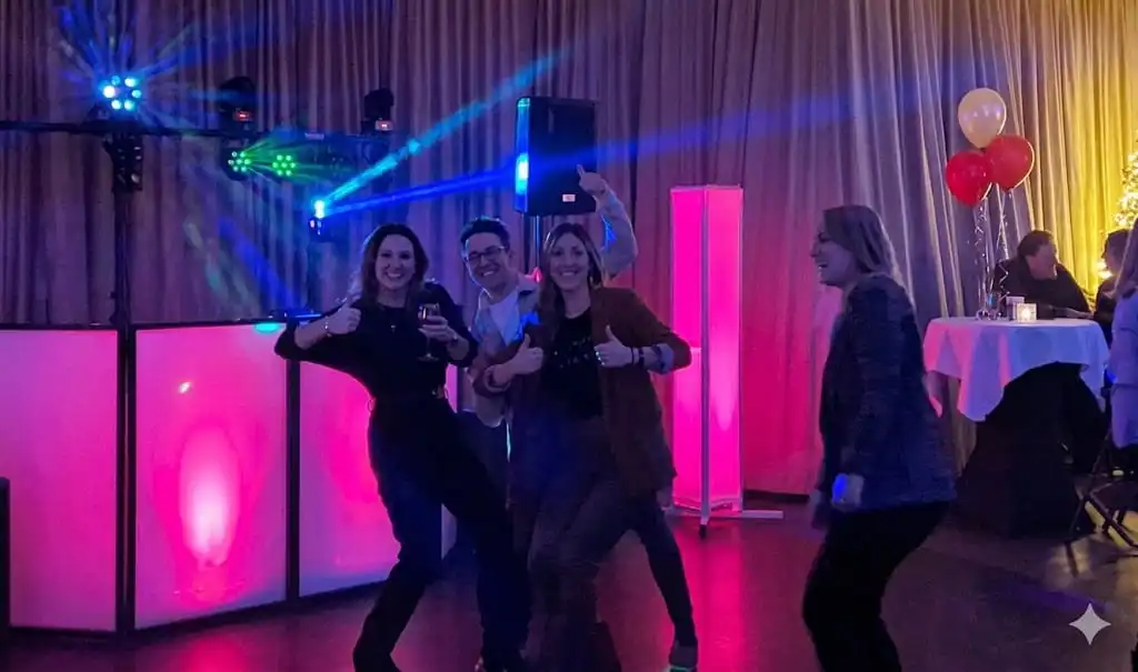 bruiloft dj maastricht gasten thumbs up